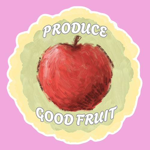 Produce Good Fruit - Christian Sticker